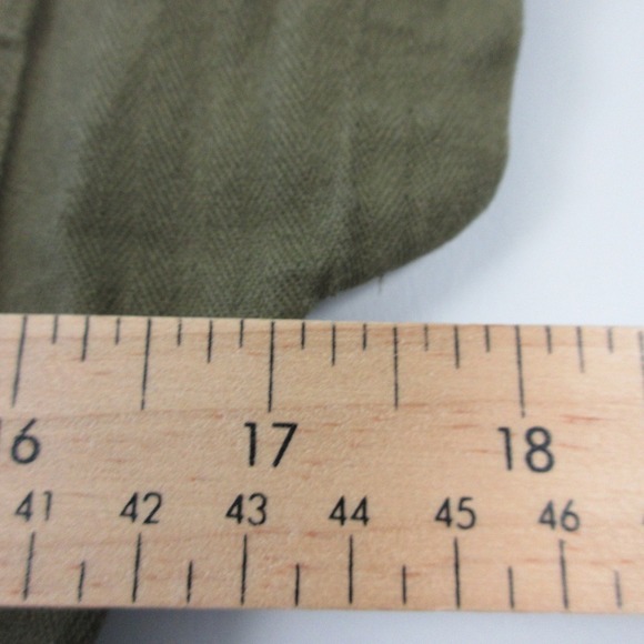 Madewell Cap Sleeve Utility Jumpsuit Women S Green Button Cotton Casual 508 - Picture 7 of 11